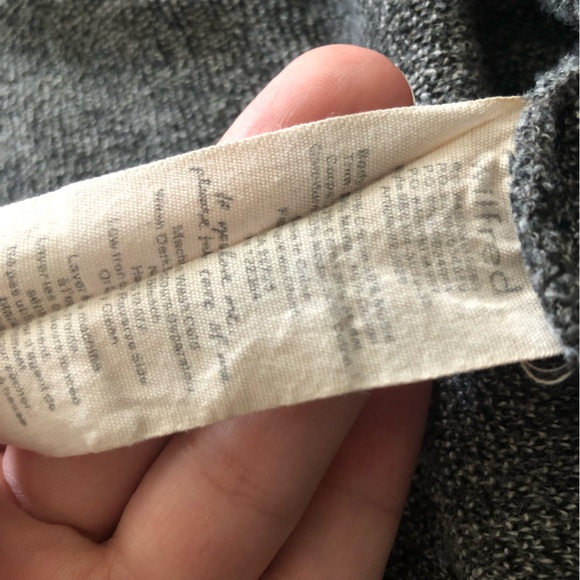 Wilfred Charcoal Open Diderot Cardigan - Picture 4 of 6